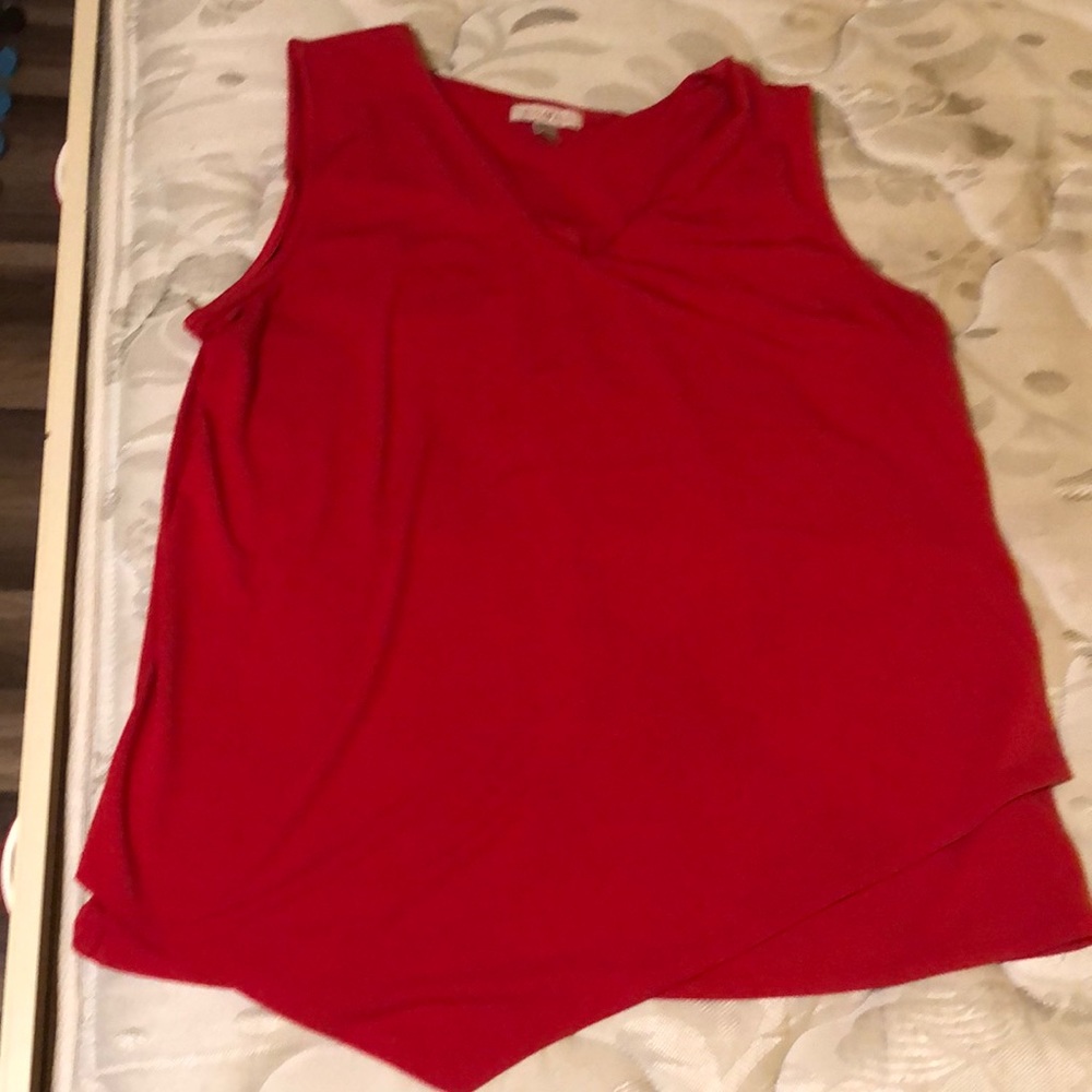 Red blouse